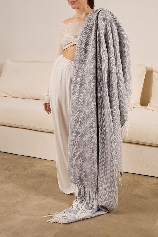 Плед «Капри», серый — изображение 6