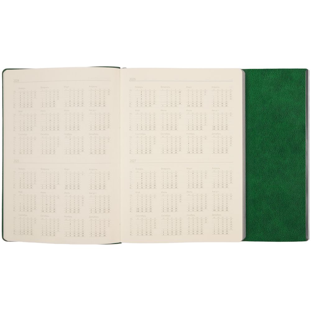 Ежедневник Petrus Flap, недатированный, зеленый — изображение 7