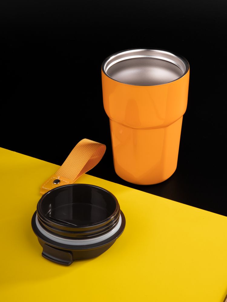 Термостакан Freshbrew, оранжевый — изображение 8
