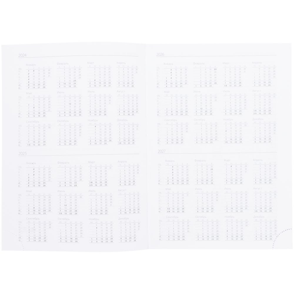 Ежедневник Favor Metal, недатированный, ярко-зеленый — изображение 5