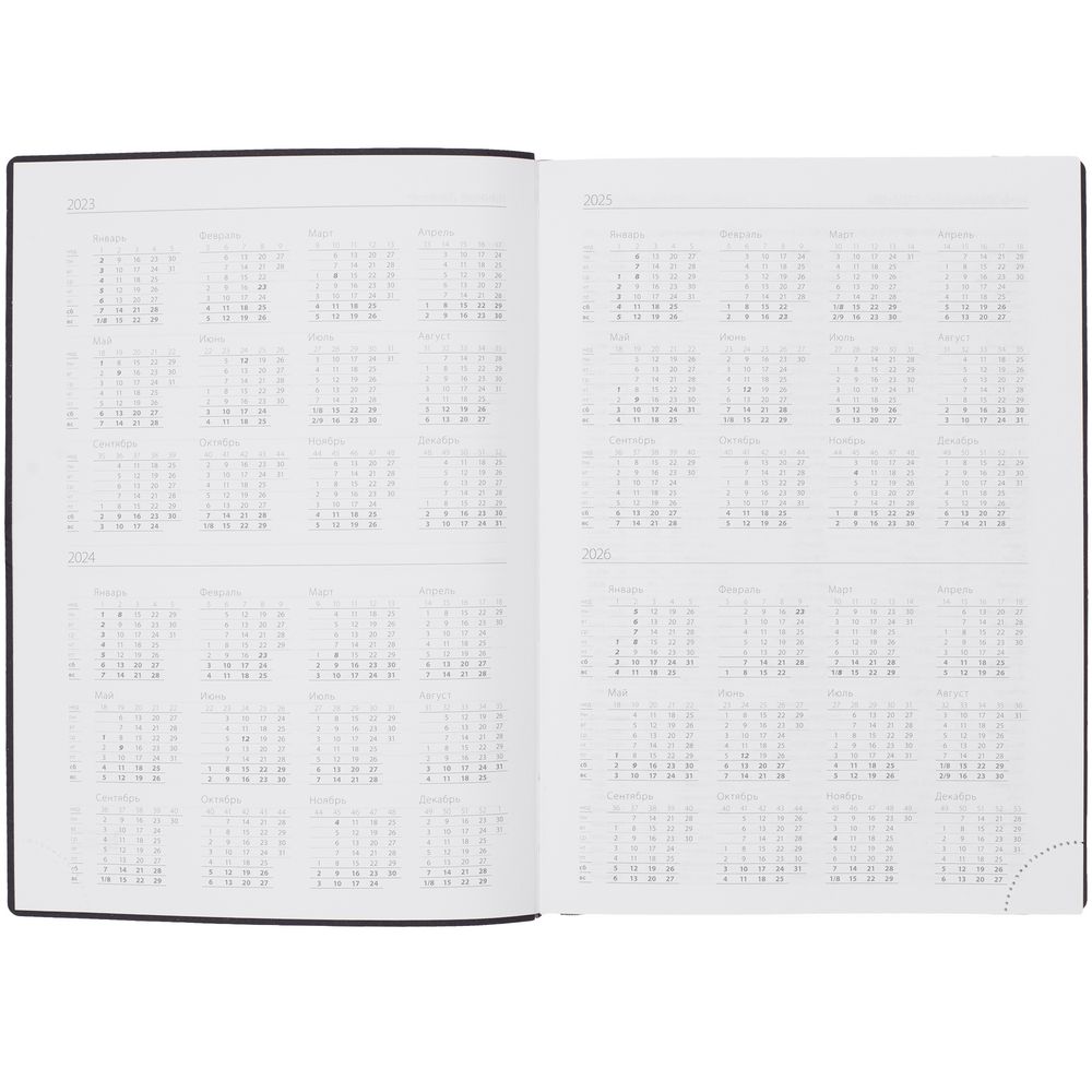 Ежедневник Vivian, недатированный, бирюзовый — изображение 6