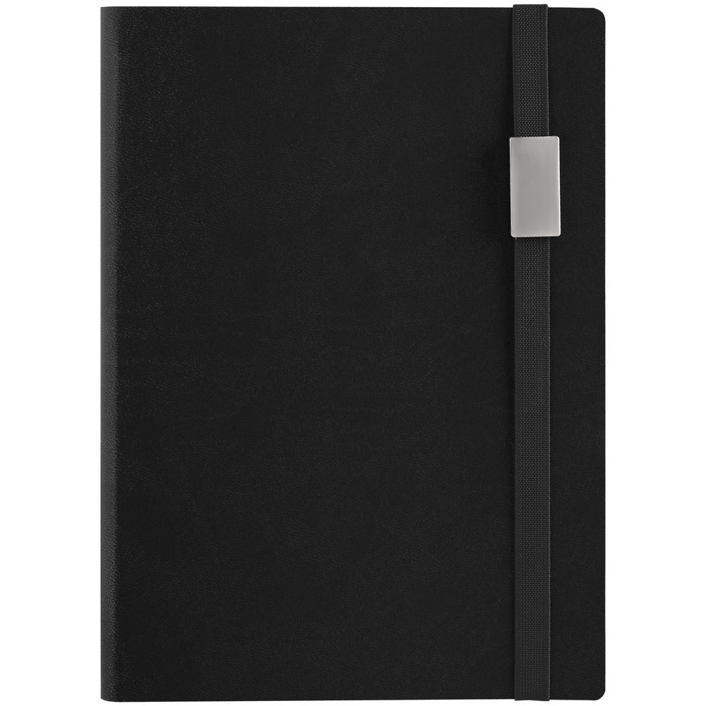 Ежедневник Vivian Metal, недатированный, черный — изображение 2