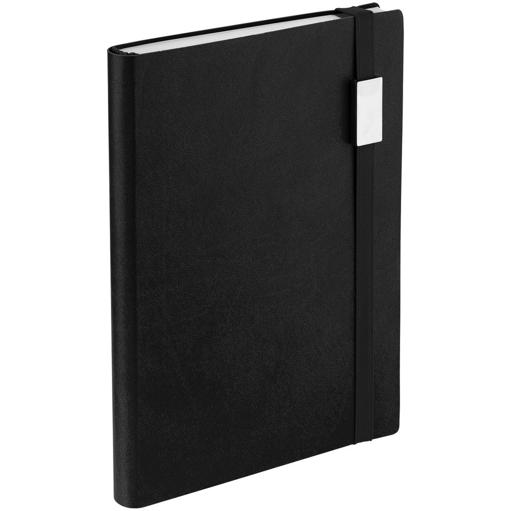 Ежедневник Vivian Metal, недатированный, черный — изображение 3