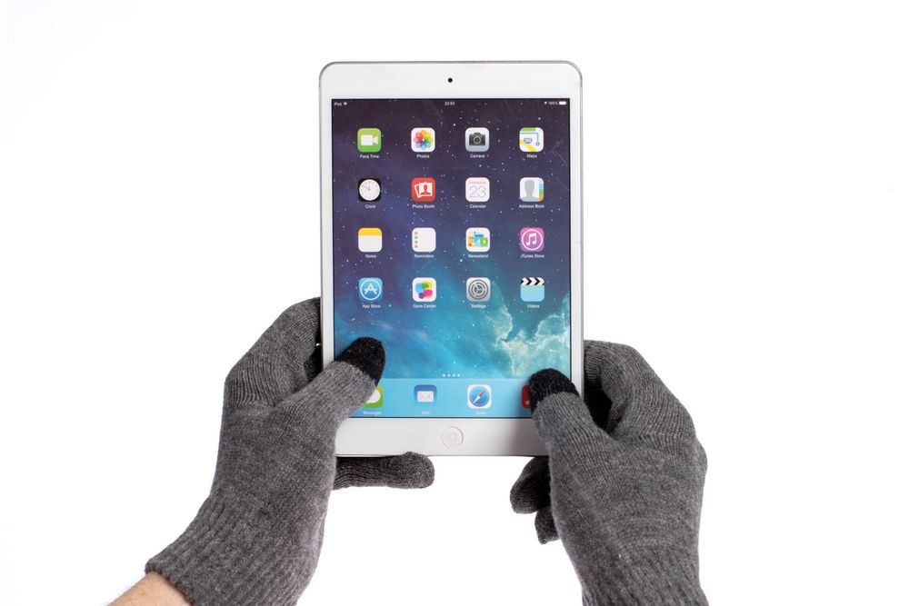 Перчатки сенсорные Urban Flow, темно-серый меланж — изображение 3