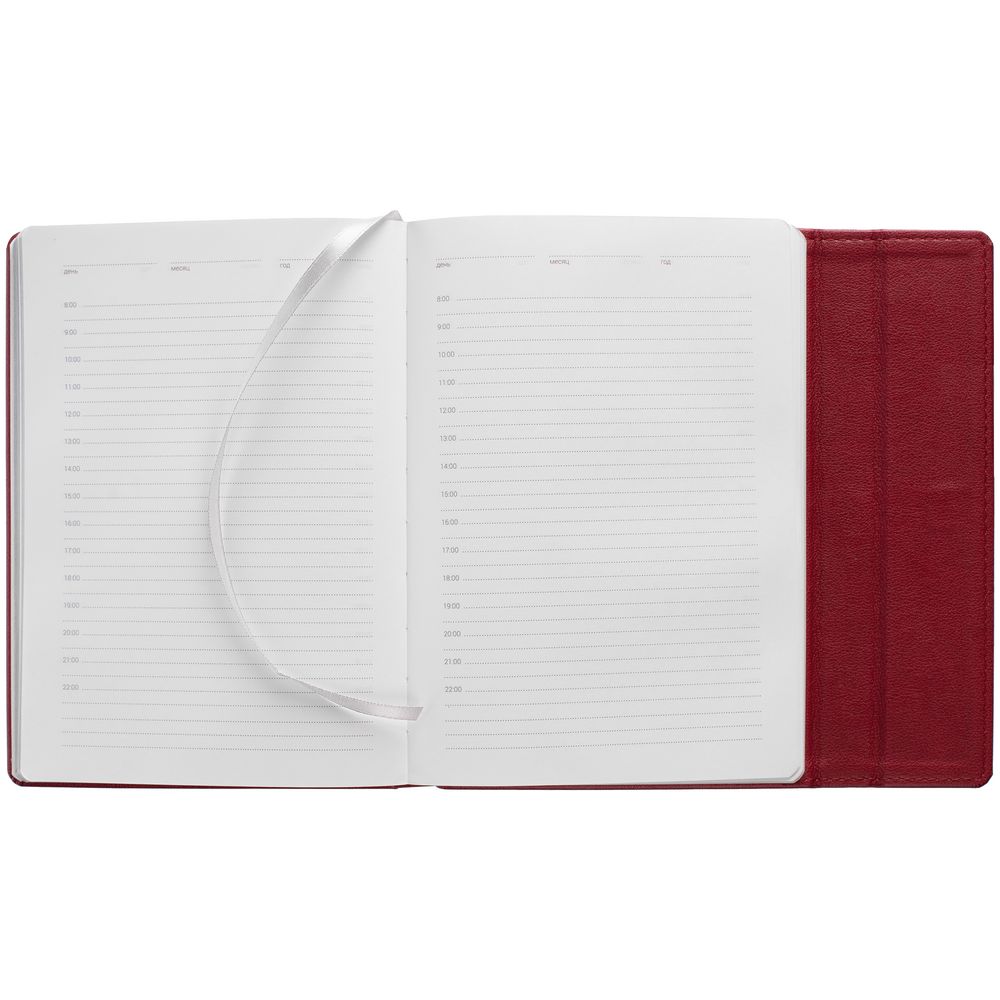 Ежедневник Flap на заказ, недатированный, красный — изображение 6