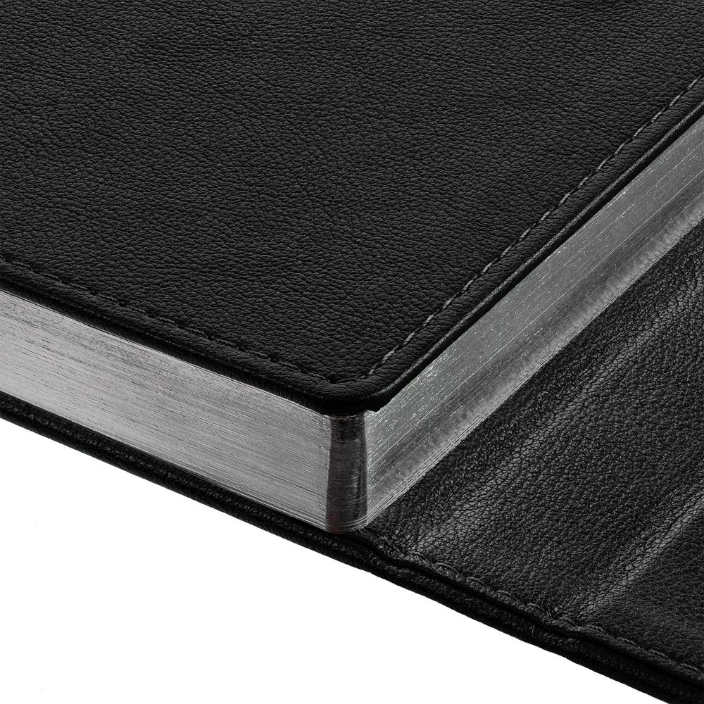 Ежедневник Flap на заказ, недатированный, черный — изображение 8