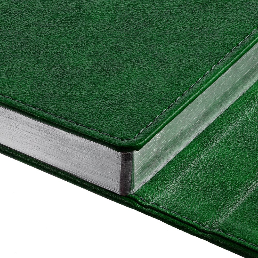 Ежедневник Flap на заказ, недатированный, зеленый — изображение 8