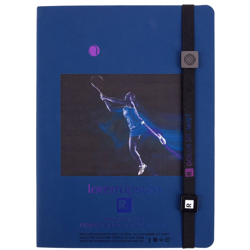 Квадратный шильдик на резинку Direct, черный — изображение 2