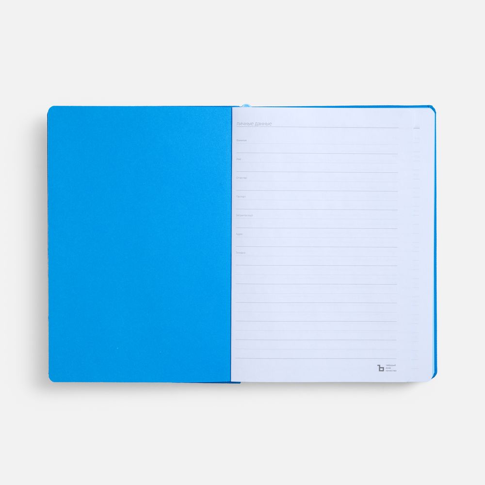 Ежедневник Peel, недатированный, голубой — изображение 7