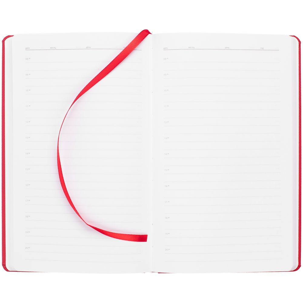 Ежедневник Grade, недатированный, красный — изображение 6