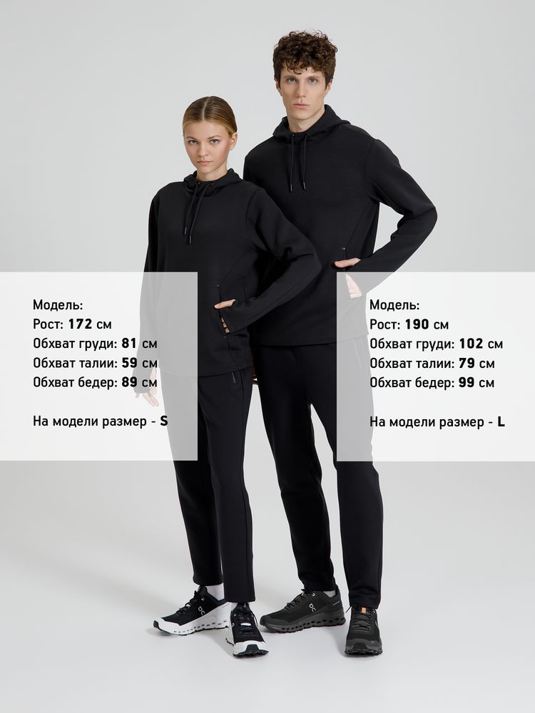 Худи унисекс Begi, черное — изображение 15