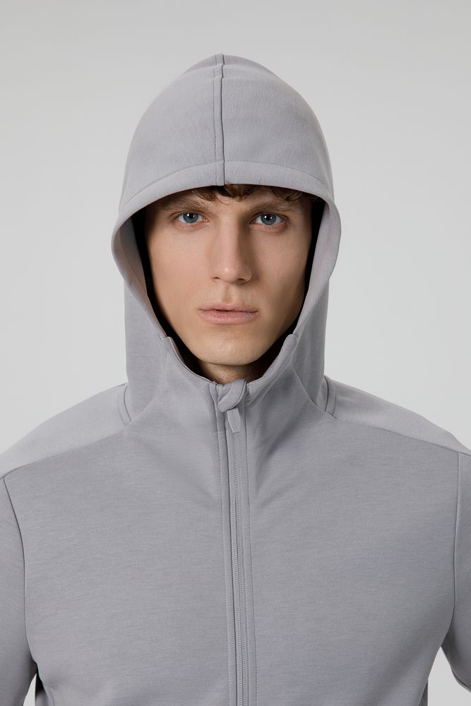 Куртка с капюшоном унисекс Begi, серая — изображение 9