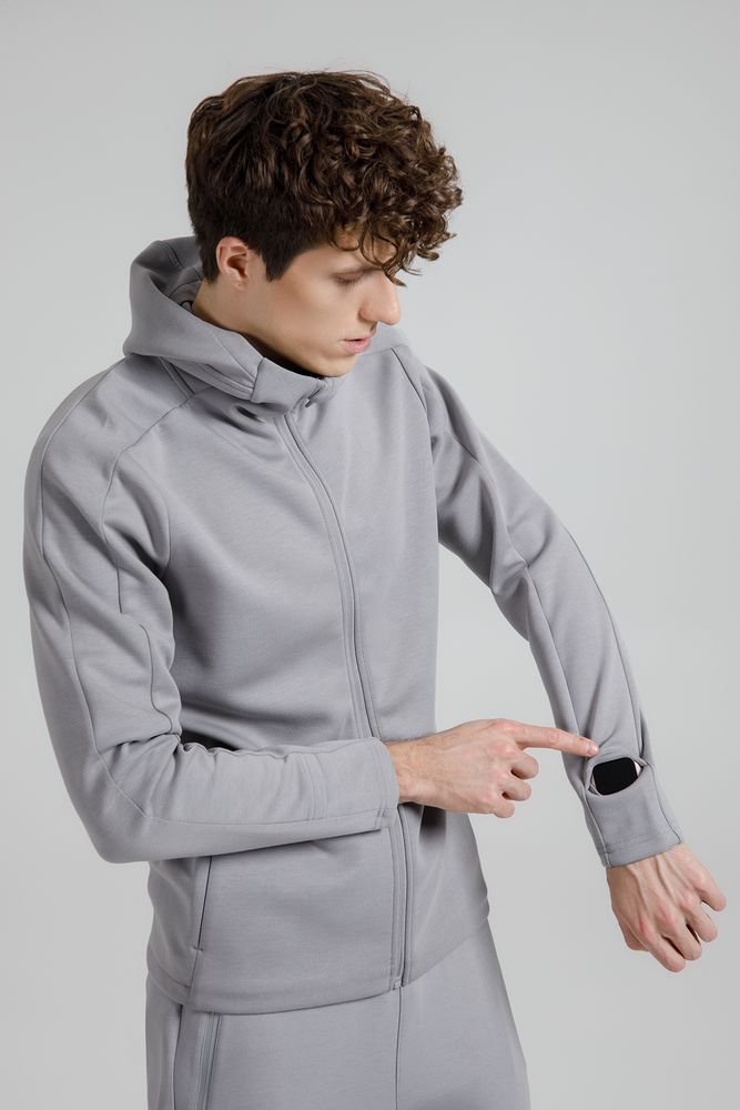 Куртка с капюшоном унисекс Begi, серая — изображение 10