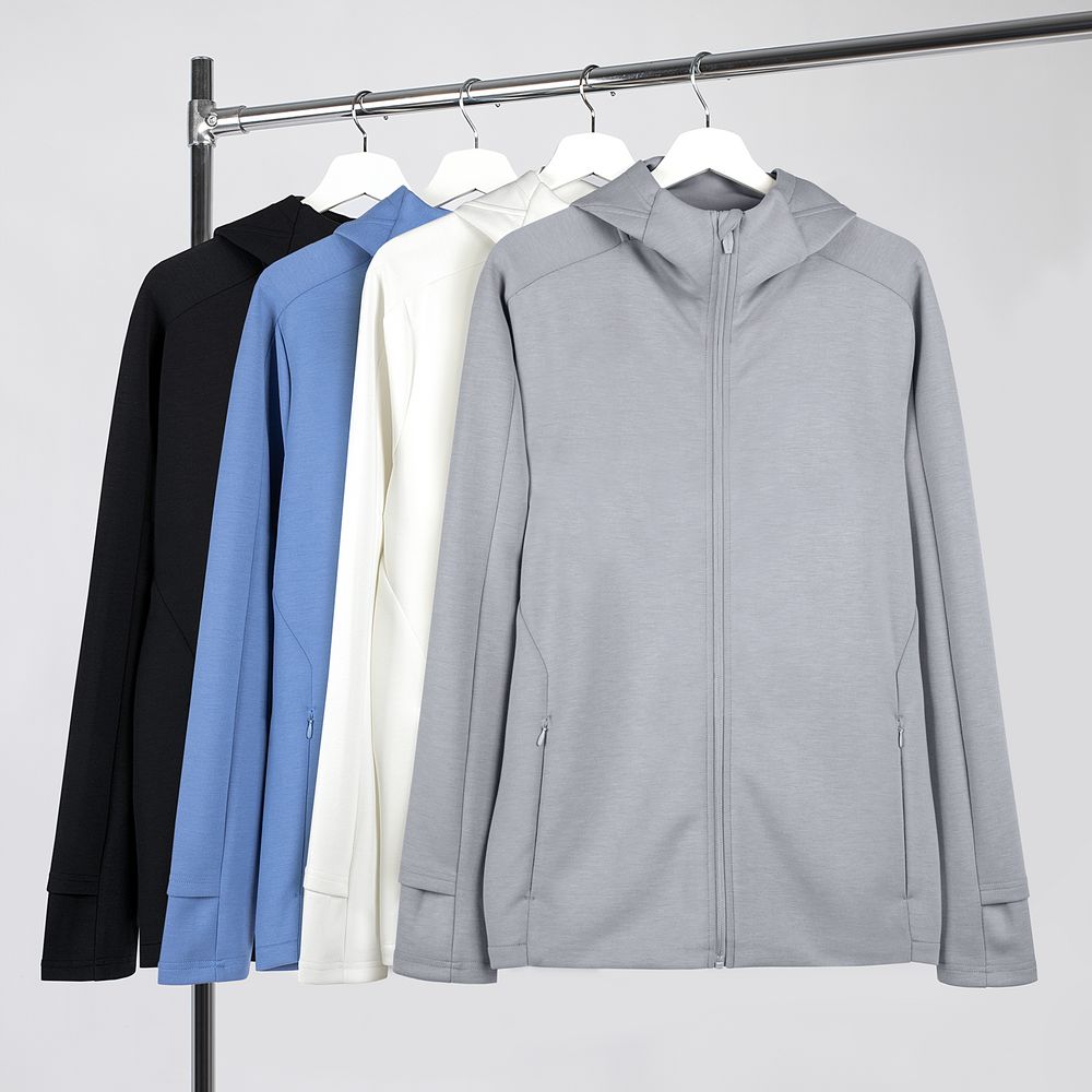 Куртка с капюшоном унисекс Begi, серая — изображение 3