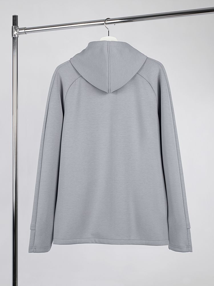 Куртка с капюшоном унисекс Begi, серая — изображение 2