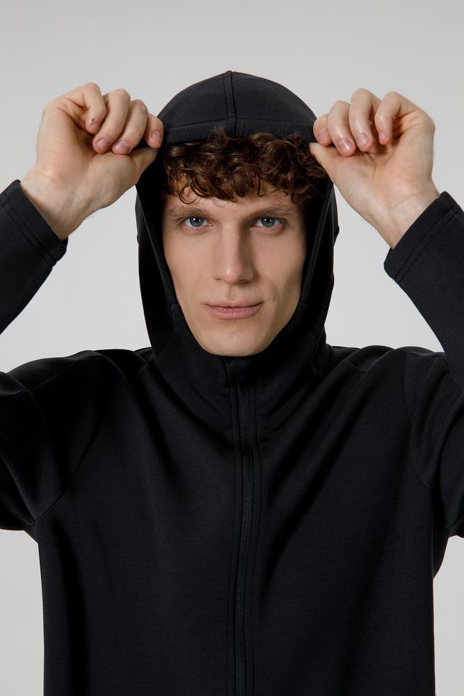 Куртка с капюшоном унисекс Begi, черная — изображение 13