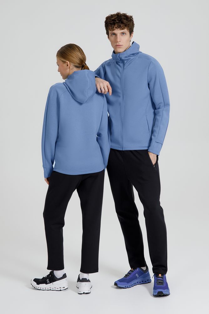 Куртка с капюшоном унисекс Begi, синяя — изображение 17