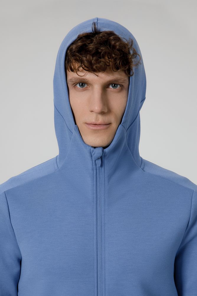 Куртка с капюшоном унисекс Begi, синяя — изображение 9