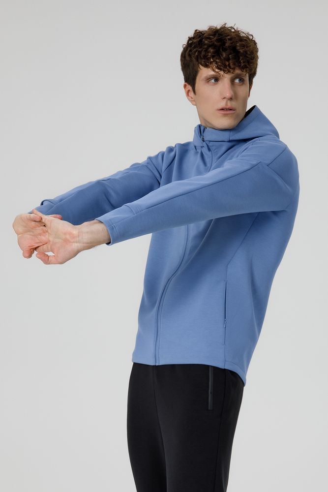 Куртка с капюшоном унисекс Begi, синяя — изображение 11