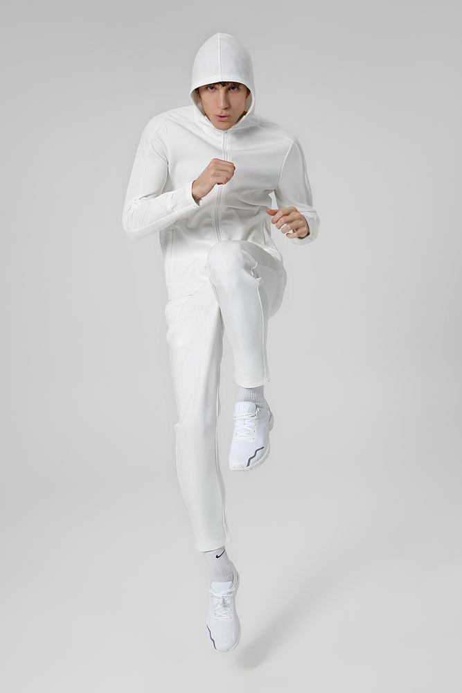 Куртка с капюшоном унисекс Begi, молочно-белая — изображение 11