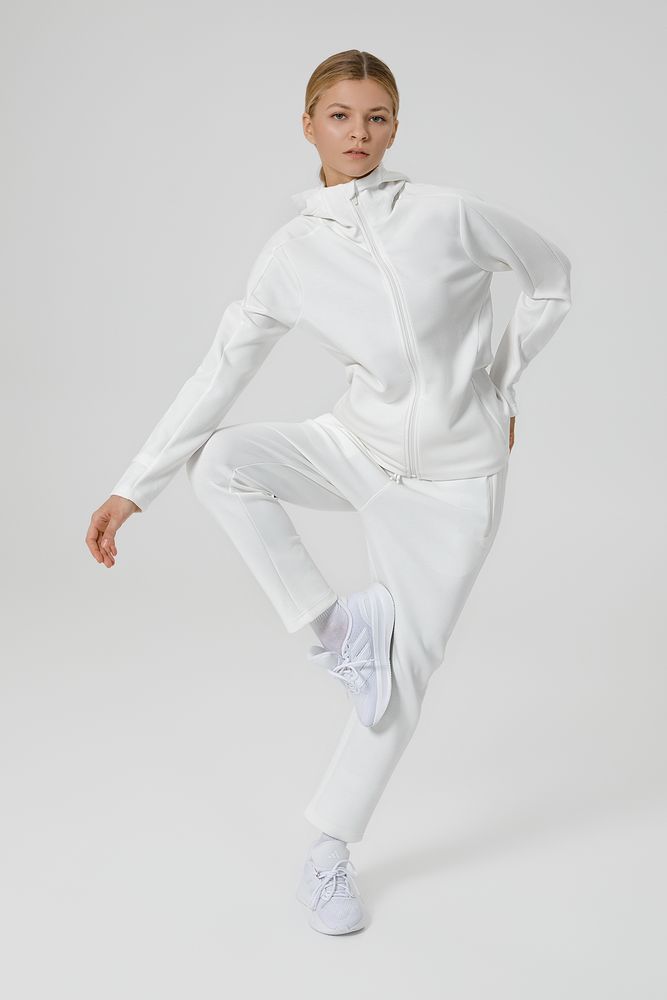 Куртка с капюшоном унисекс Begi, молочно-белая — изображение 14