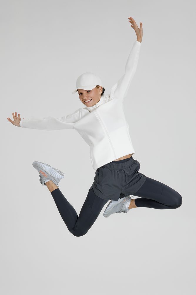 Куртка с капюшоном унисекс Begi, молочно-белая — изображение 15