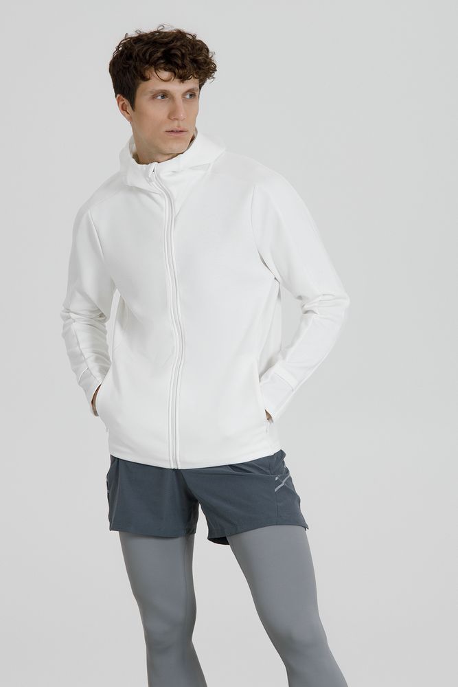 Куртка с капюшоном унисекс Begi, молочно-белая — изображение 12