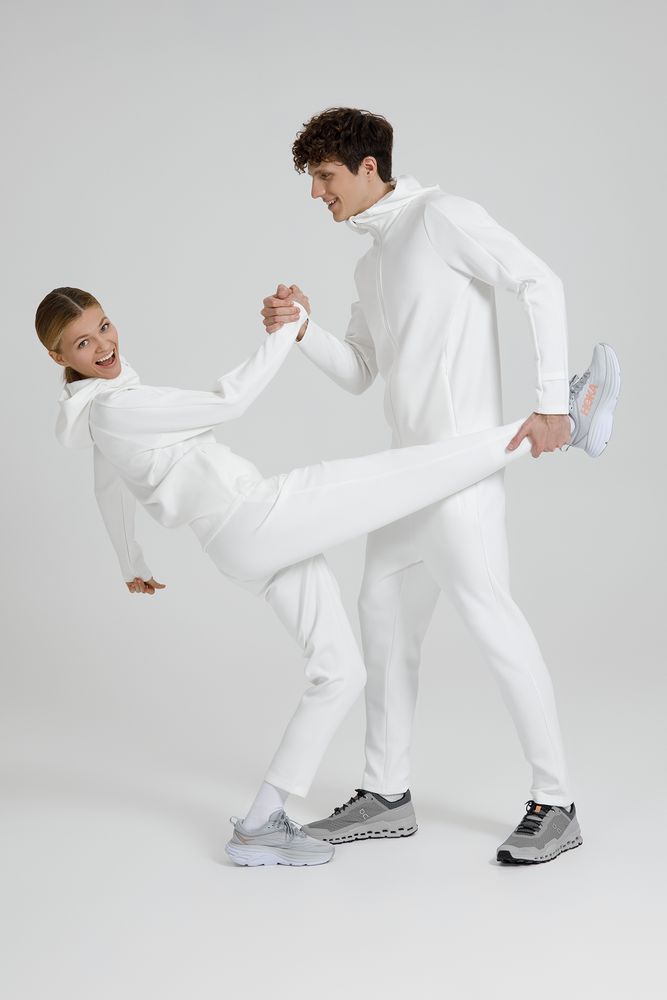 Куртка с капюшоном унисекс Begi, молочно-белая — изображение 17