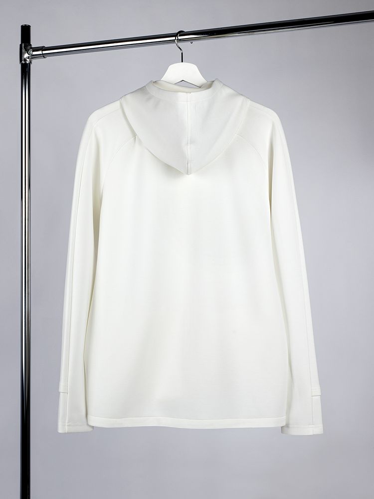 Куртка с капюшоном унисекс Begi, молочно-белая — изображение 2