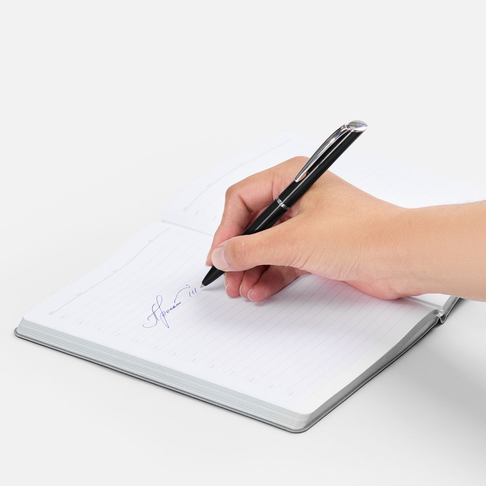 Ручка шариковая Ringa, черная — изображение 4