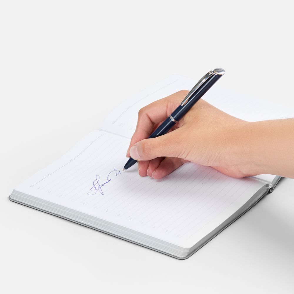 Ручка шариковая Ringa, темно-синяя — изображение 4