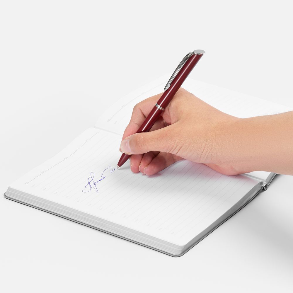 Ручка шариковая Ringa, красная — изображение 4