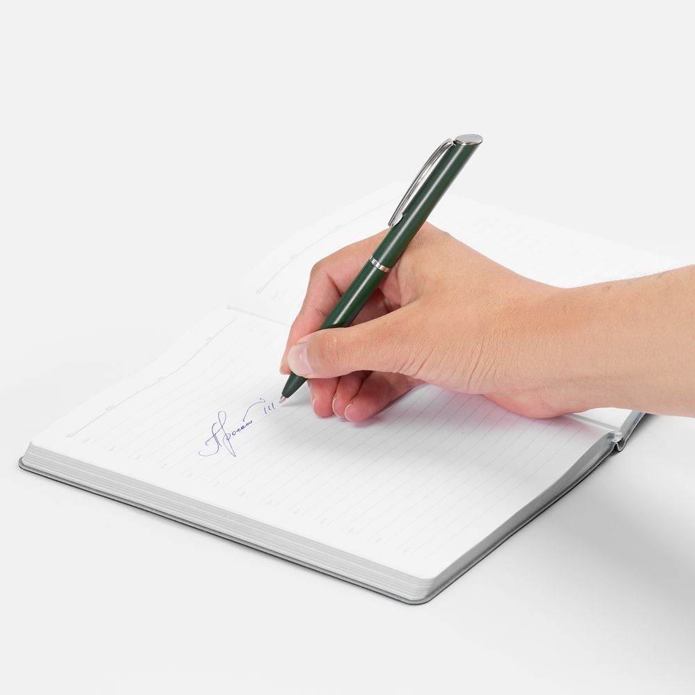 Ручка шариковая Ringa, темно-зеленая — изображение 4