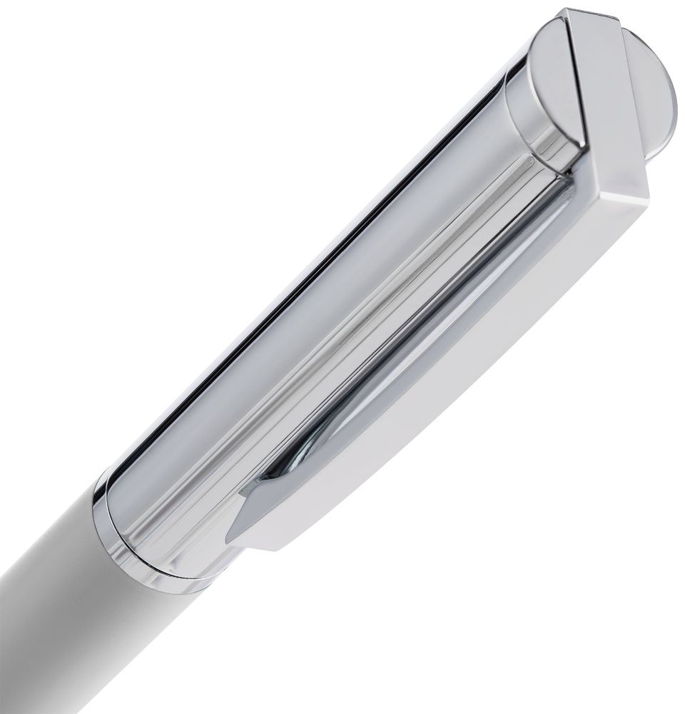 Ручка шариковая Eyeshot Soft Touch, серая — изображение 4