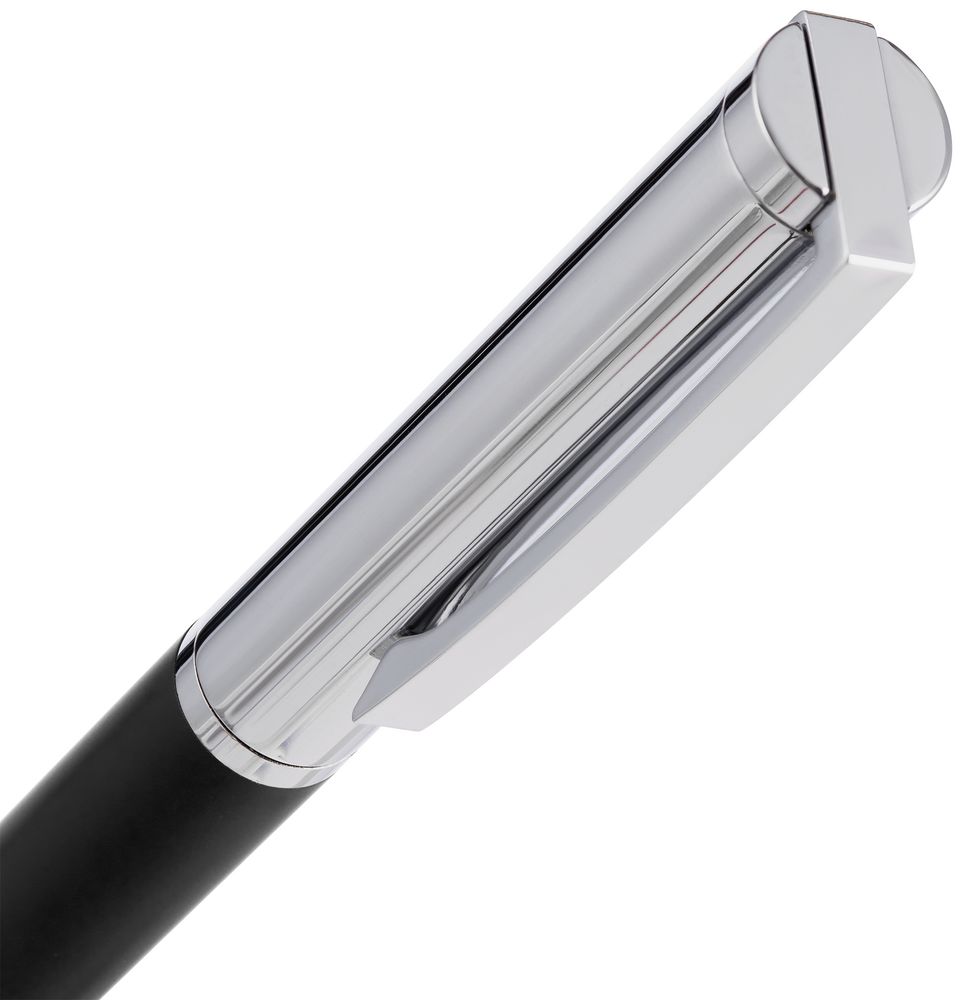 Ручка шариковая Eyeshot Soft Touch, черная — изображение 4