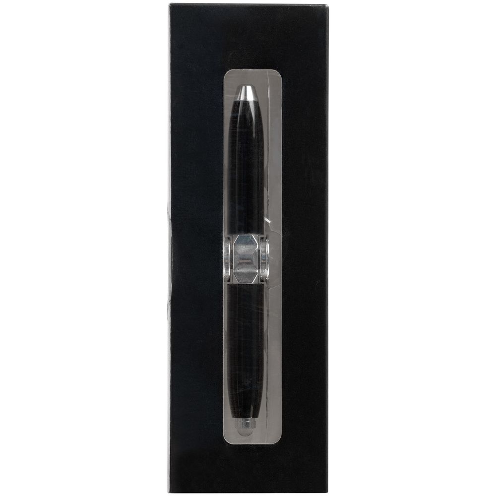 Ручка-спиннер Flipen с фонариком, черная — изображение 4