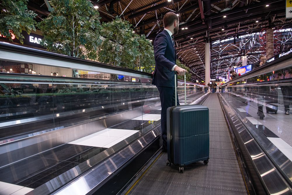 Чемодан Santiago M, темно-синий — изображение 9