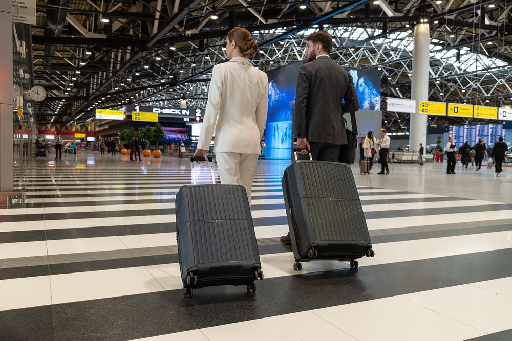 Чемодан Santiago M, темно-синий — изображение 10