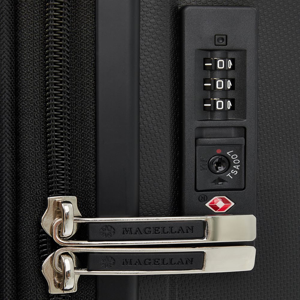 Чемодан Santiago M, черный — изображение 5