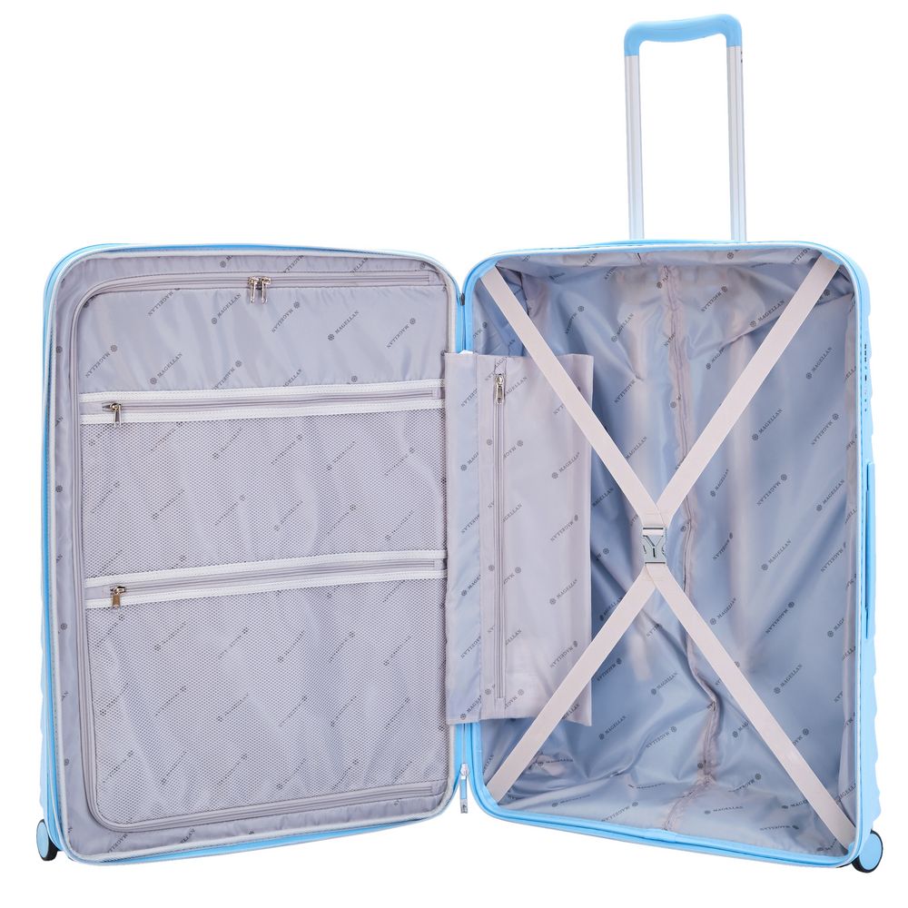 Чемодан Victoria L, голубой — изображение 6