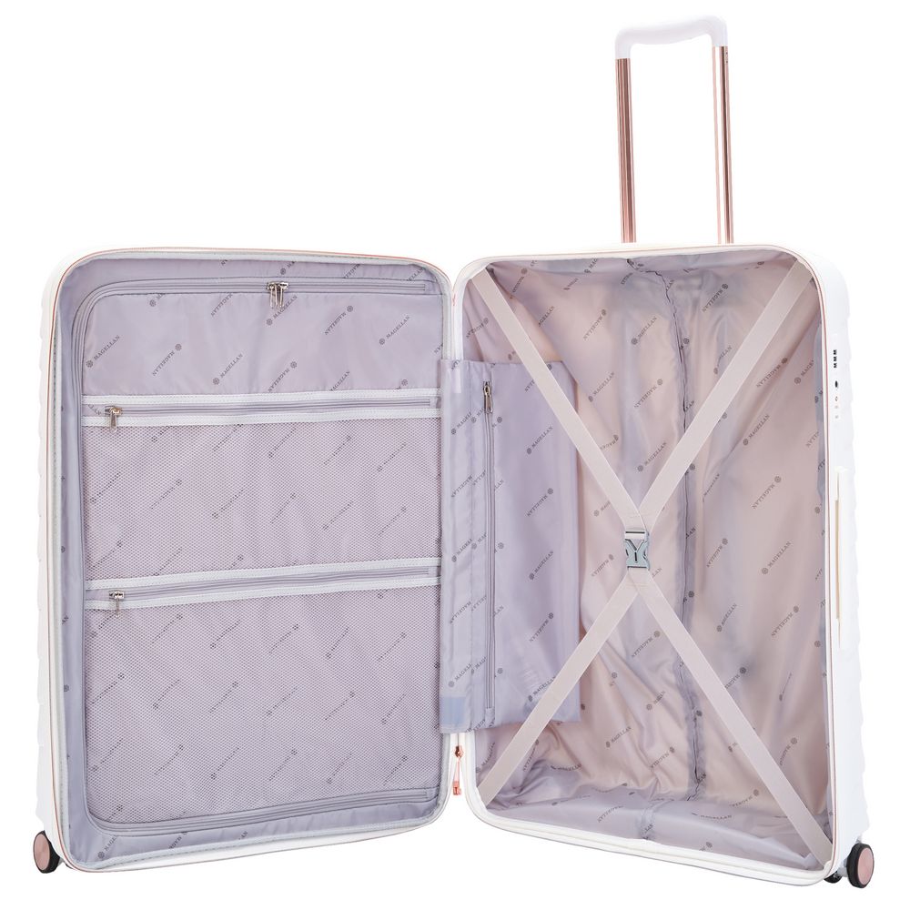 Чемодан Victoria L, белый — изображение 7