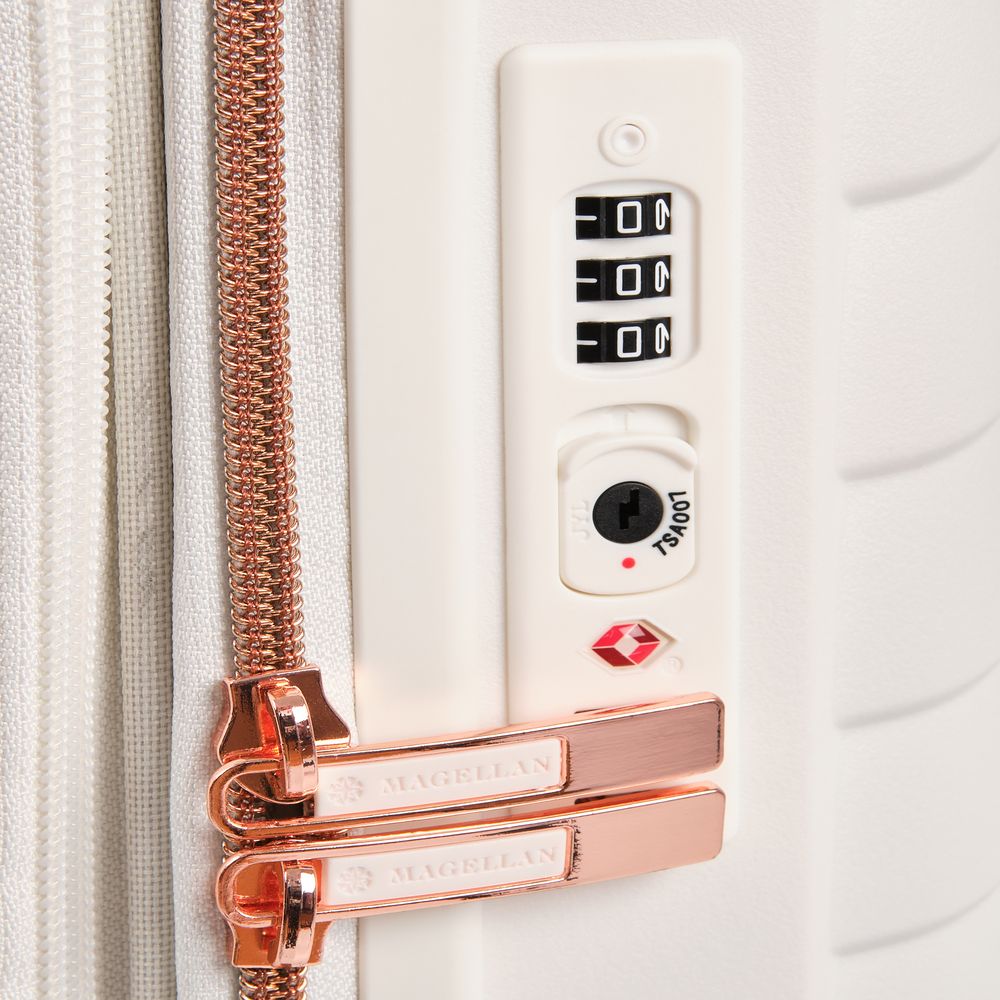 Чемодан Victoria L, белый — изображение 5