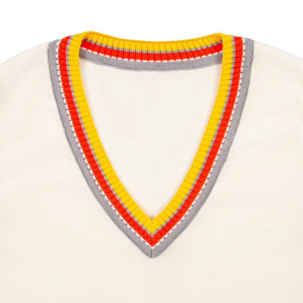 Жилет оверсайз унисекс Cornell в сумке, молочно-белый — изображение 3