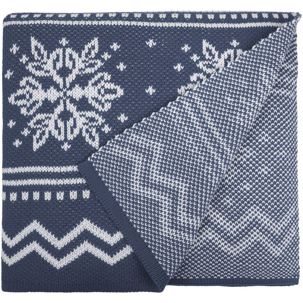 Плед Elnik, серый с молочно-белым — изображение 2