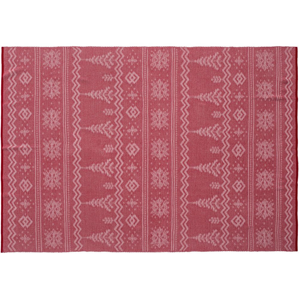 Плед Elnik, красный с молочно-белым — изображение 6