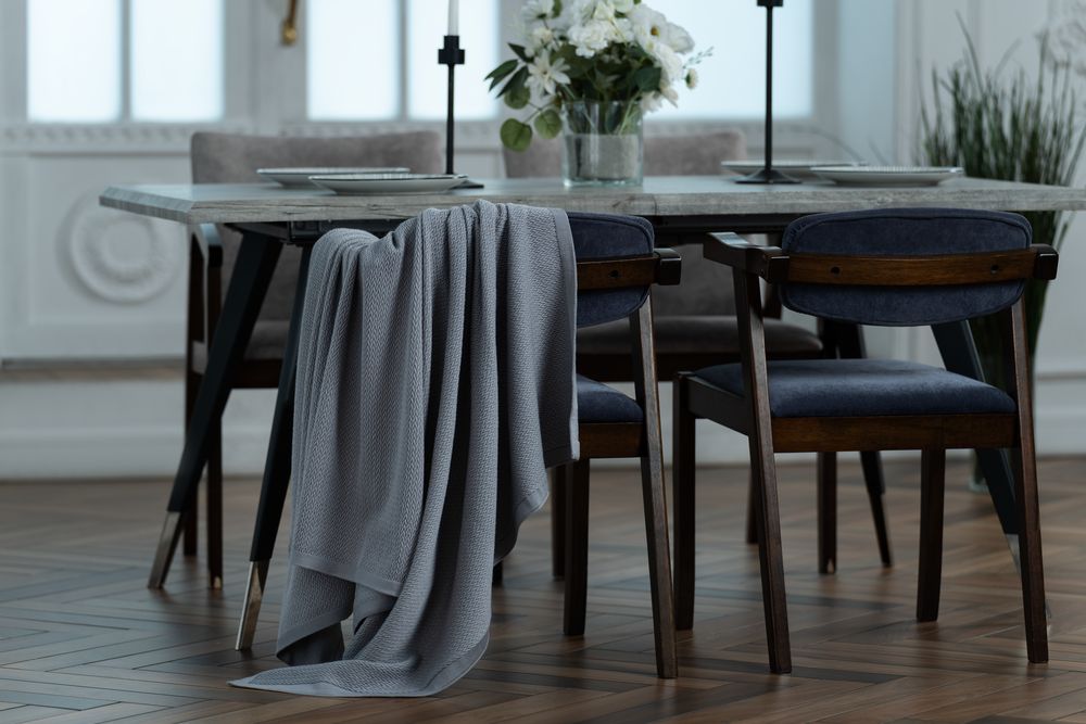 Плед Ornato, серый (дымчатый) — изображение 6