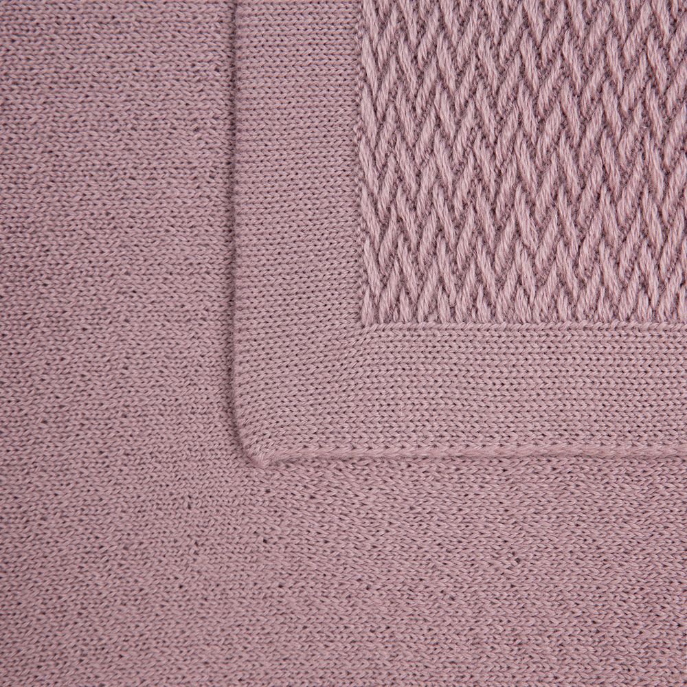 Плед Ornato, розовый (пыльная роза) — изображение 3