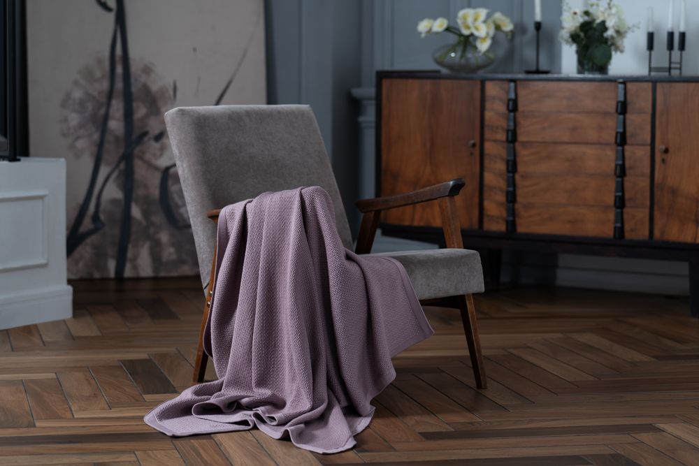 Плед Ornato, розовый (пыльная роза) — изображение 6