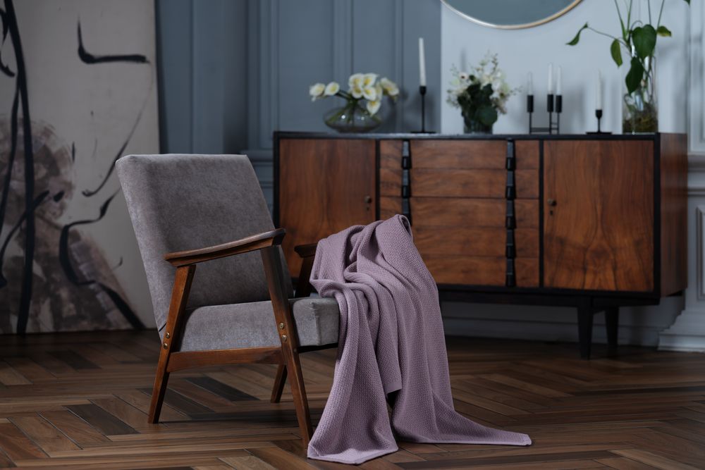 Плед Ornato, розовый (пыльная роза) — изображение 7