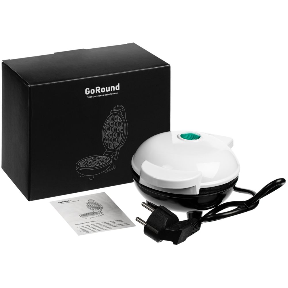 Электрическая вафельница GoRound, белая — изображение 8